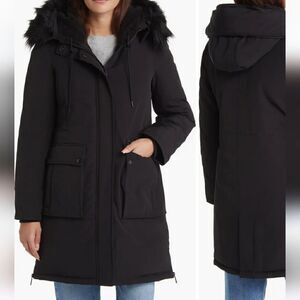 Faux Fur Trim ParkaSam Edelman size XS
